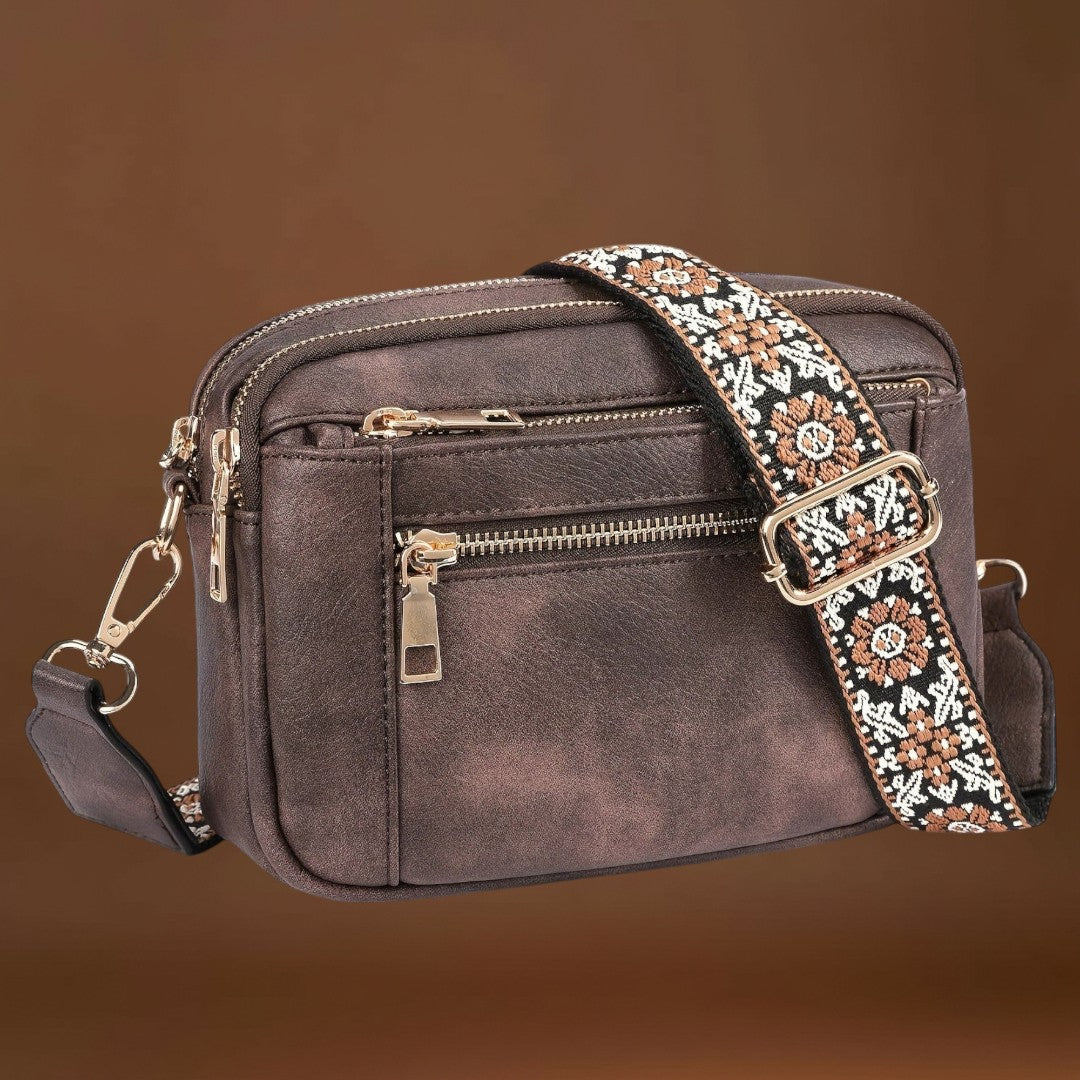 Maria. - Mala de tiracolo em pele vegan