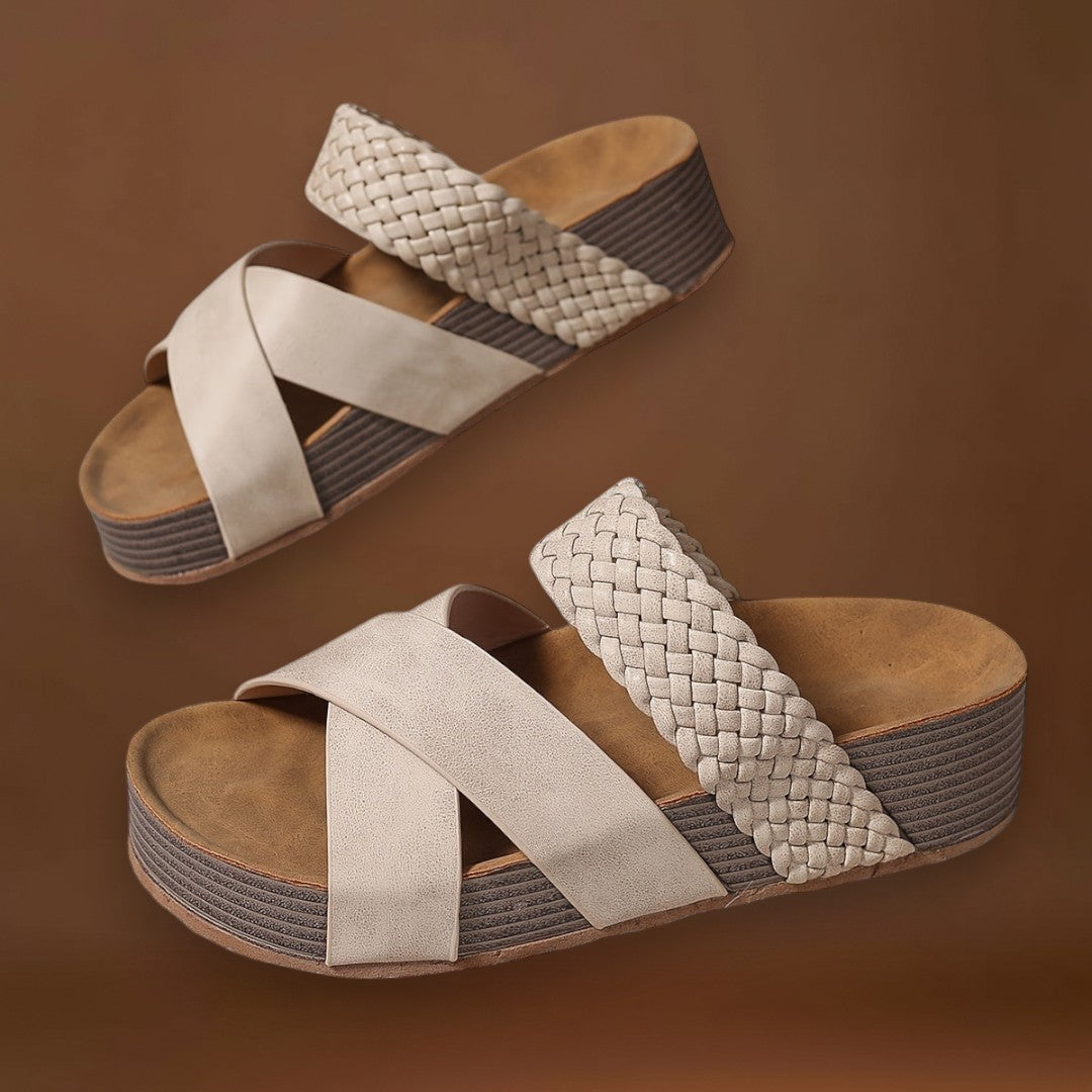 Laura - Sandálias ortopédicas em pele