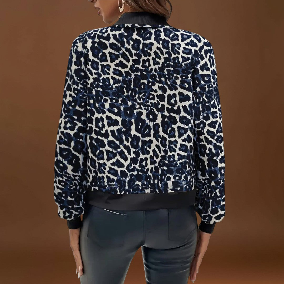 Raquel - Casaco de Leopardo Elegante