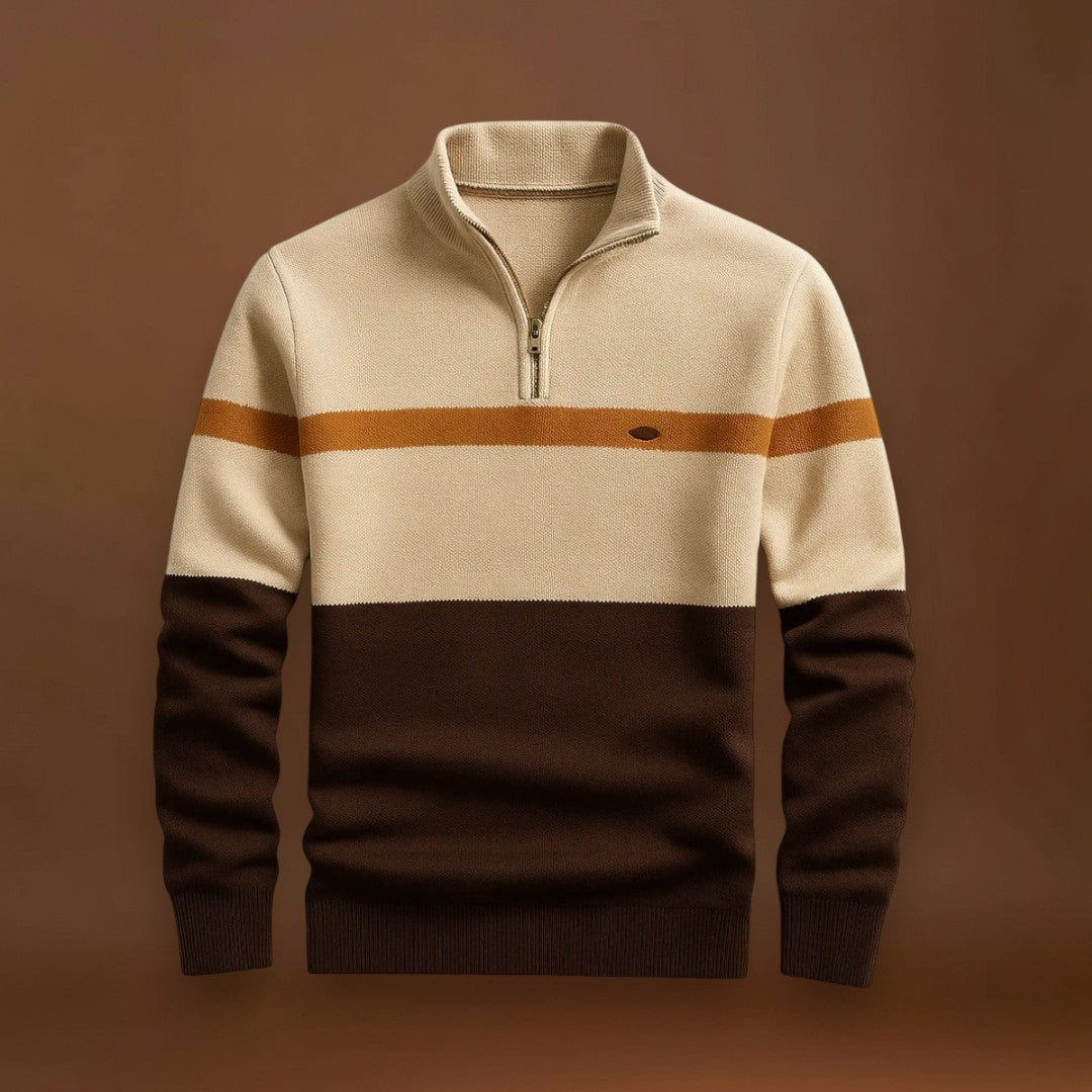 Afonso | Sweatshirt Quarter-Zip De Estilo Clássico