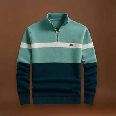 Afonso | Sweatshirt Quarter-Zip De Estilo Clássico