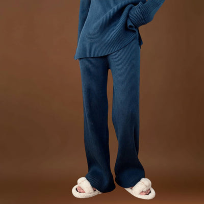 Albertina - Conjunto Cosy de Tricô Canelado de 2 Peças