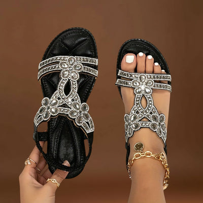 Julia - Sandálias Ortopédicas Brilho e Elegância