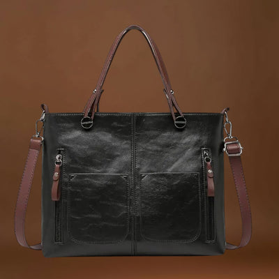 Maria. - Bolsa de couro elegante