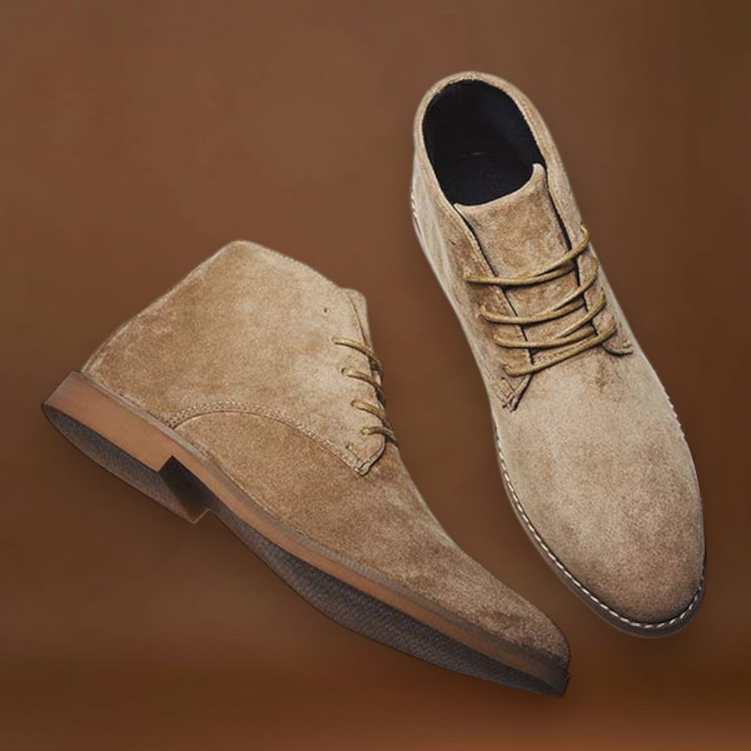 Botas de Tornozelo - Fecho com Cadarço e Suporte Almofadado para o Tornozelo