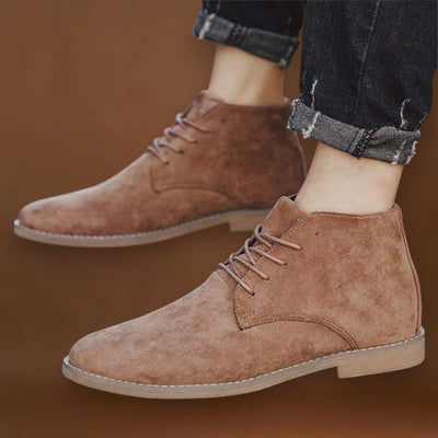 Botas de Tornozelo - Fecho com Cadarço e Suporte Almofadado para o Tornozelo