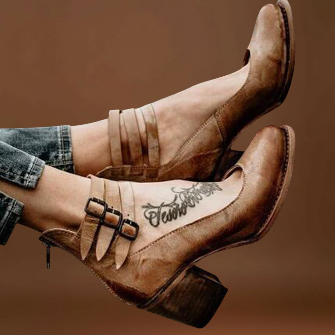 Inês - Sapatos Ortopédicos de Couro