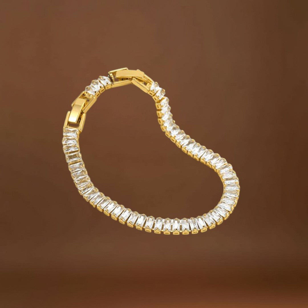 Pulseira de Rivière Baguette