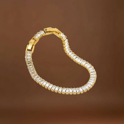 Pulseira de Rivière Baguette