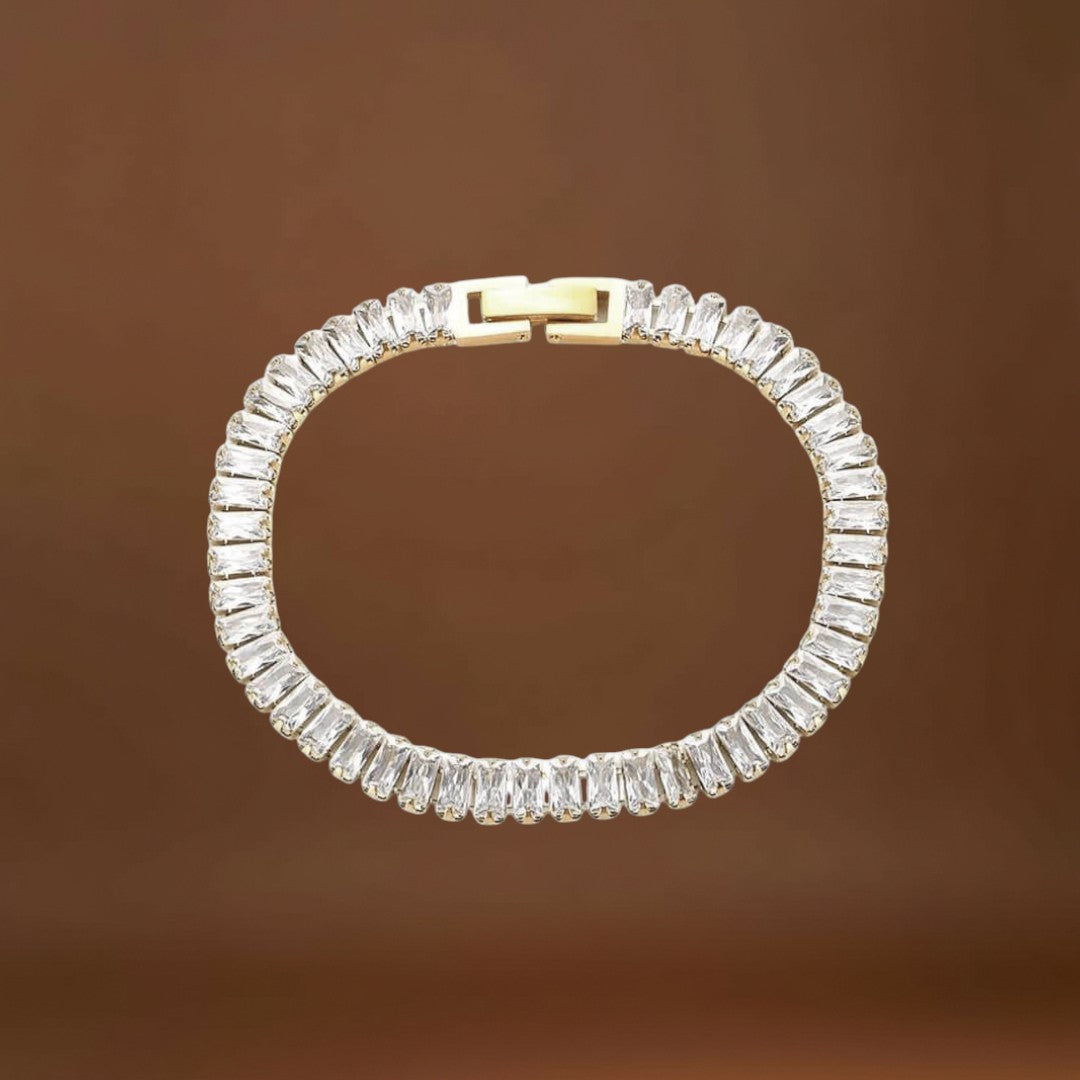 Pulseira de Rivière Baguette