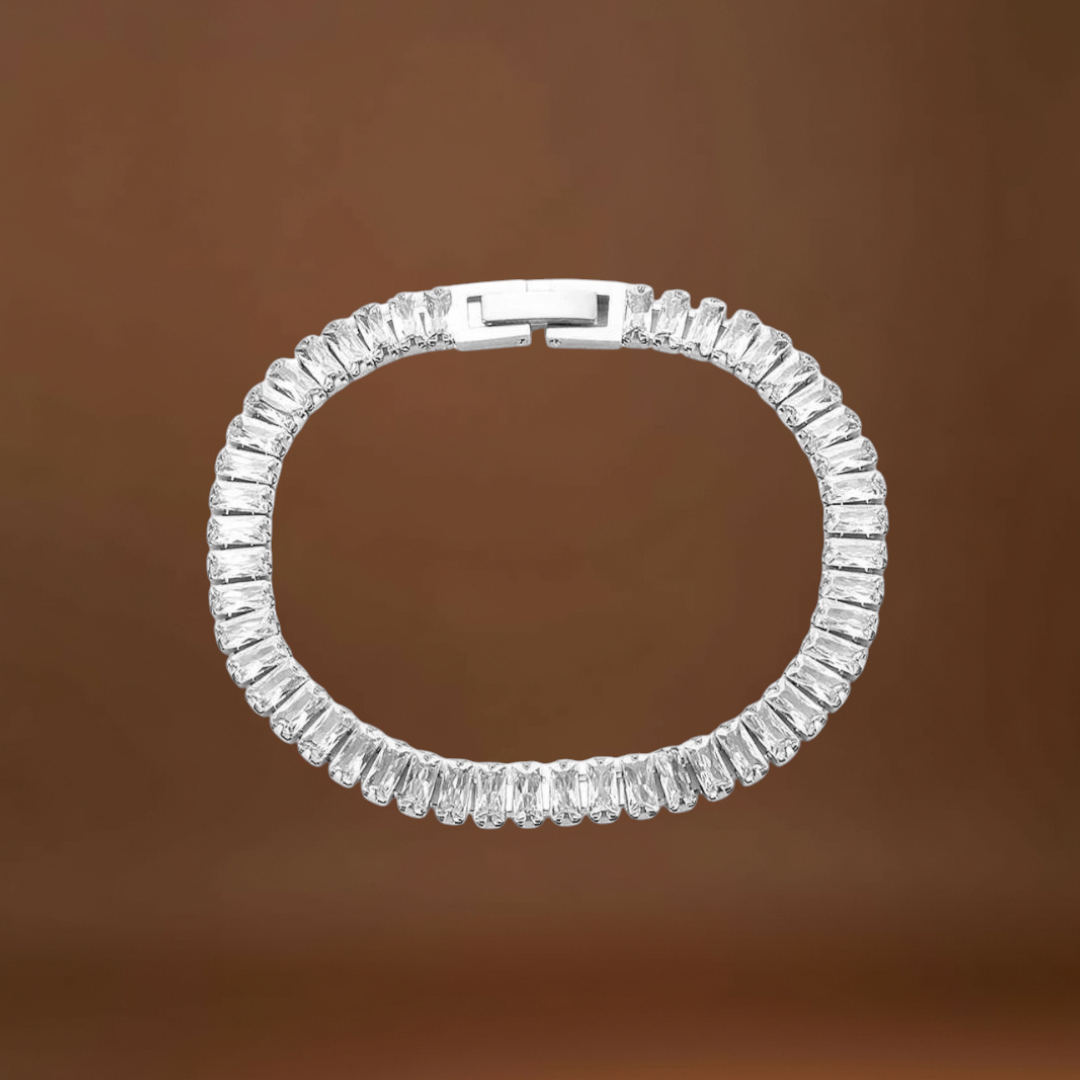 Pulseira de Rivière Baguette