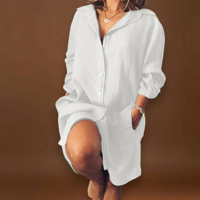 Raquel - Blusa de linho casual