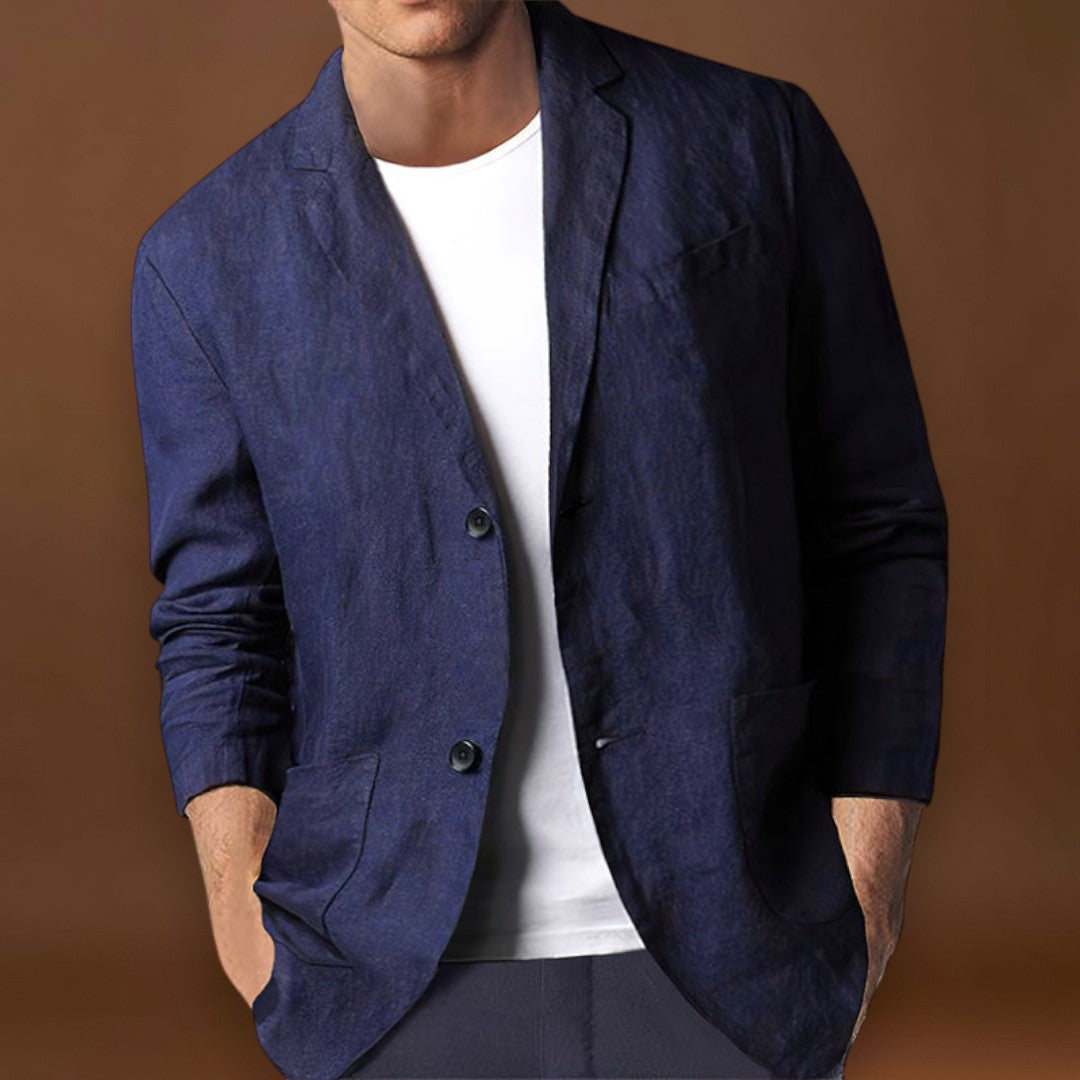 Blazer – Tecido Misturado Respirável e Leveza