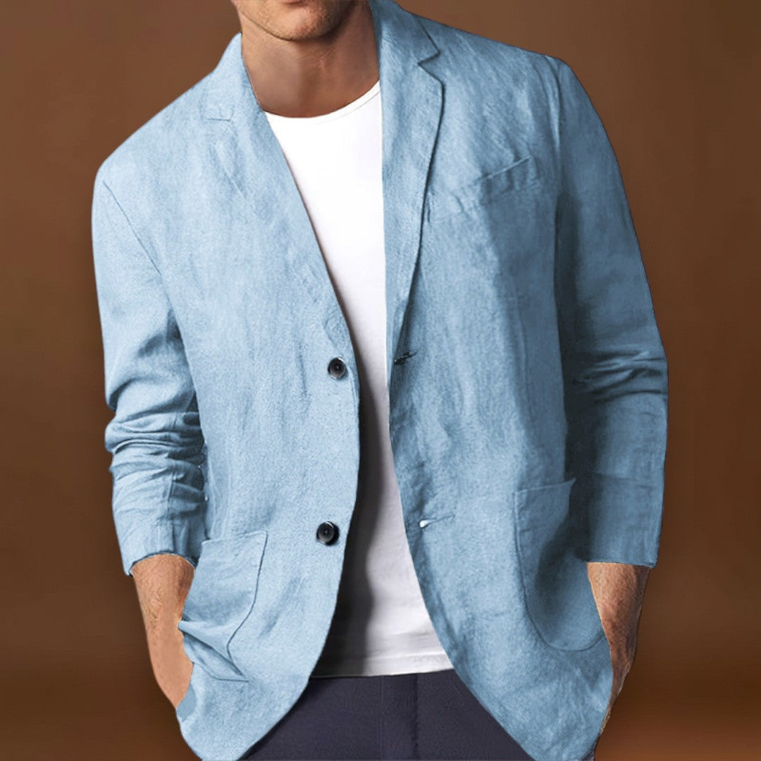 Blazer – Tecido Misturado Respirável e Leveza