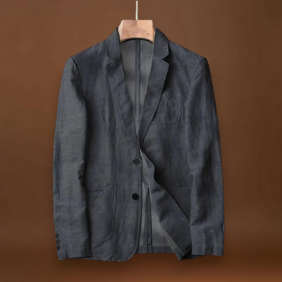 Blazer – Corte Ajustado em Mistura Leve e Respirável