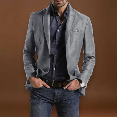 Blazer - Frente Estruturada e Forma Suave para Linhas Limpas