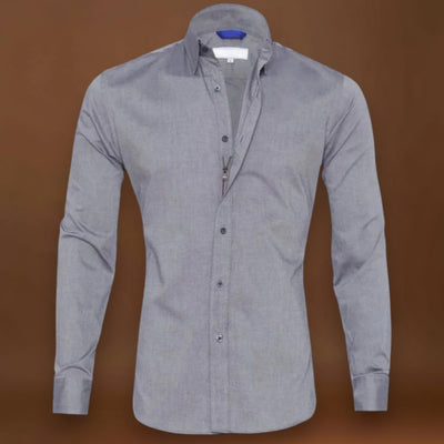 Blusa - Mistura de Poliéster com Fecho Invisível e Controle de Rugas