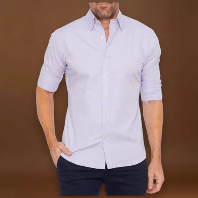 Blusa - Mistura de Poliéster com Fecho Invisível e Controle de Rugas