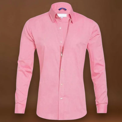 Blusa - Mistura de Poliéster com Fecho Invisível e Controle de Rugas