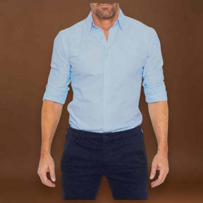 Blusa - Mistura de Poliéster com Fecho Invisível e Controle de Rugas