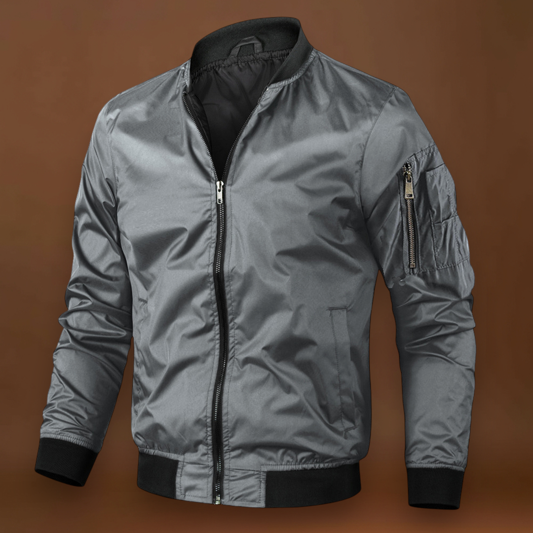 Casaco Bomber - Mistura de Tecidos, Forro Suave e Proteção Contra o Vento