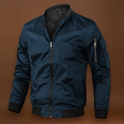 Casaco Bomber - Mistura de Tecidos, Forro Suave e Proteção Contra o Vento