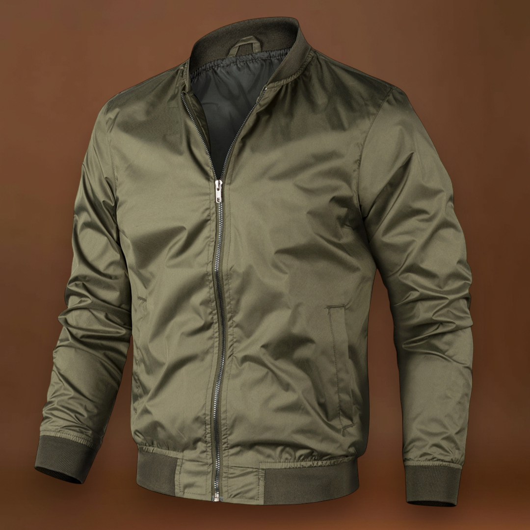 Casaco Bomber - Mistura de Tecidos, Forro Suave e Proteção Contra o Vento