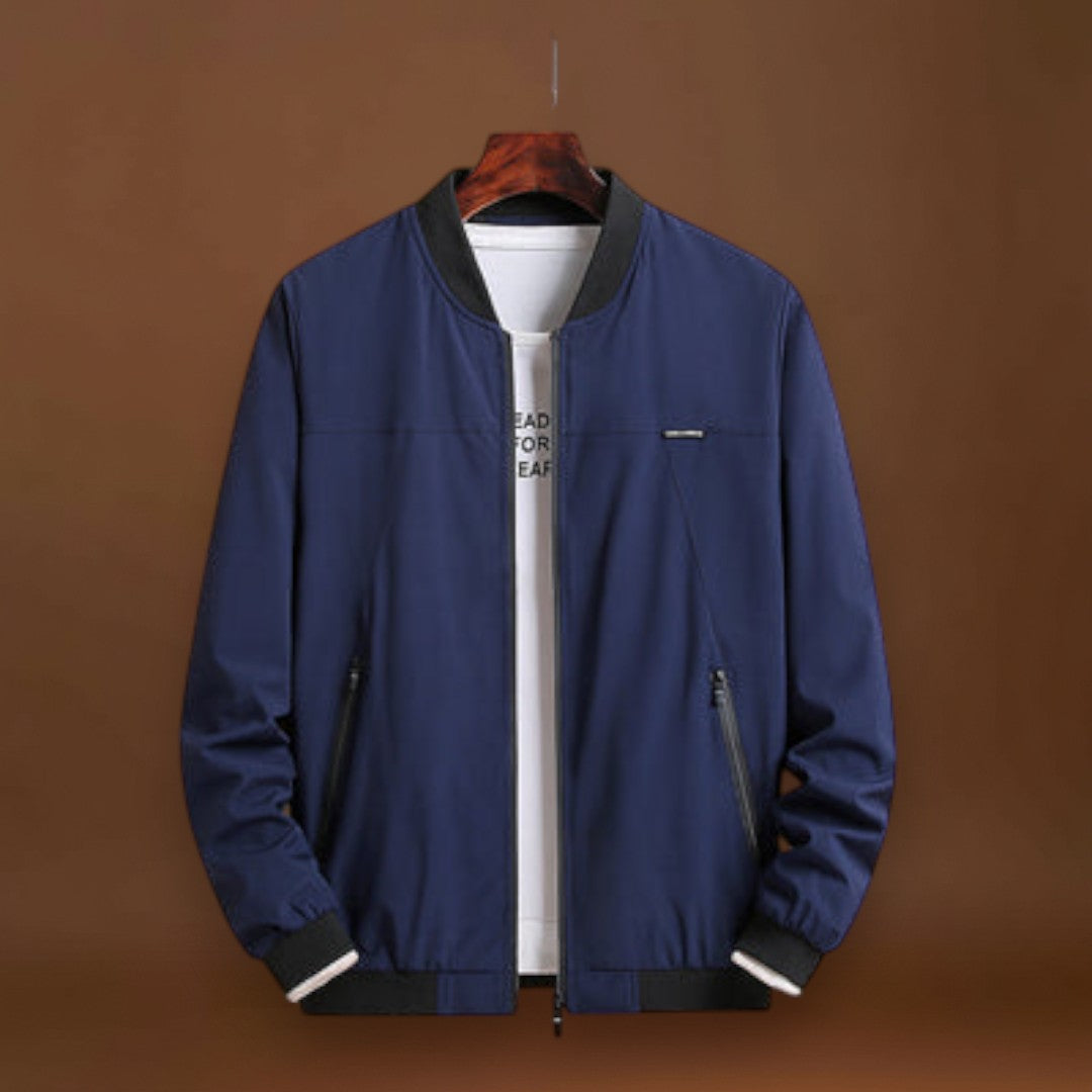 Casaco Bomber - Gola Alta, Punhos Canelados e Isolamento Térmico