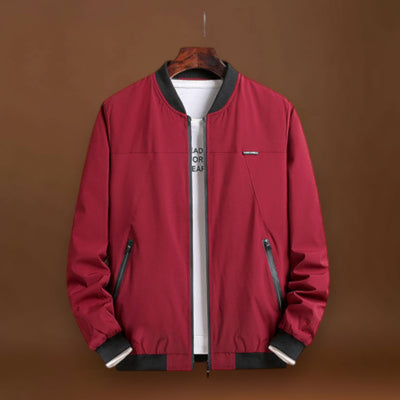 Casaco Bomber - Gola Alta, Punhos Canelados e Isolamento Térmico