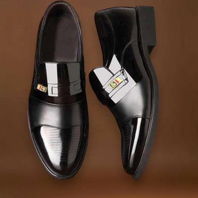 Sapatos de Negócio – Construção Durável em Mistura e Sola Almofadada