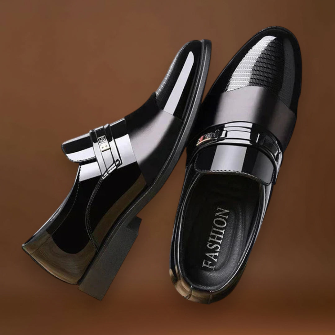 Sapatos de Negócio – Construção Durável em Mistura e Sola Almofadada