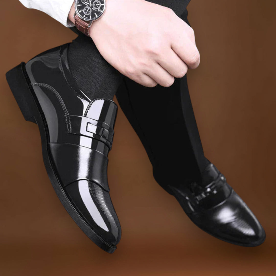 Sapatos de Negócio – Construção Durável em Mistura e Sola Almofadada