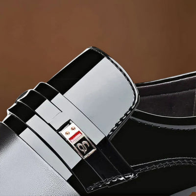 Sapatos de Negócio – Construção Durável em Mistura e Sola Almofadada