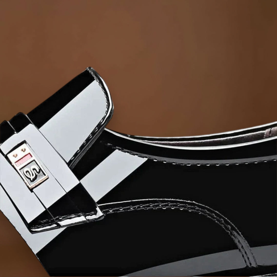 Sapatos de Negócio – Construção Durável em Mistura e Sola Almofadada