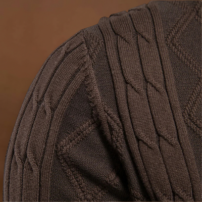 Francisco | Cardigan Argyle Mistura Suave Confortabilidade