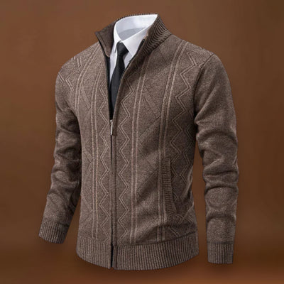 Constantino | Cardigan Alongado com Fecho Frontal