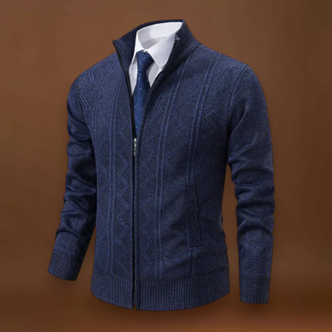 Constantino | Cardigan Alongado com Fecho Frontal