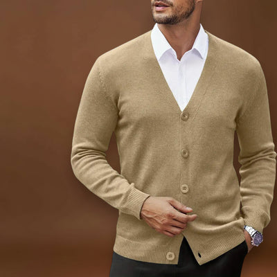 Francisco | Cardigan Frontal Aberto Mistura Poliéster