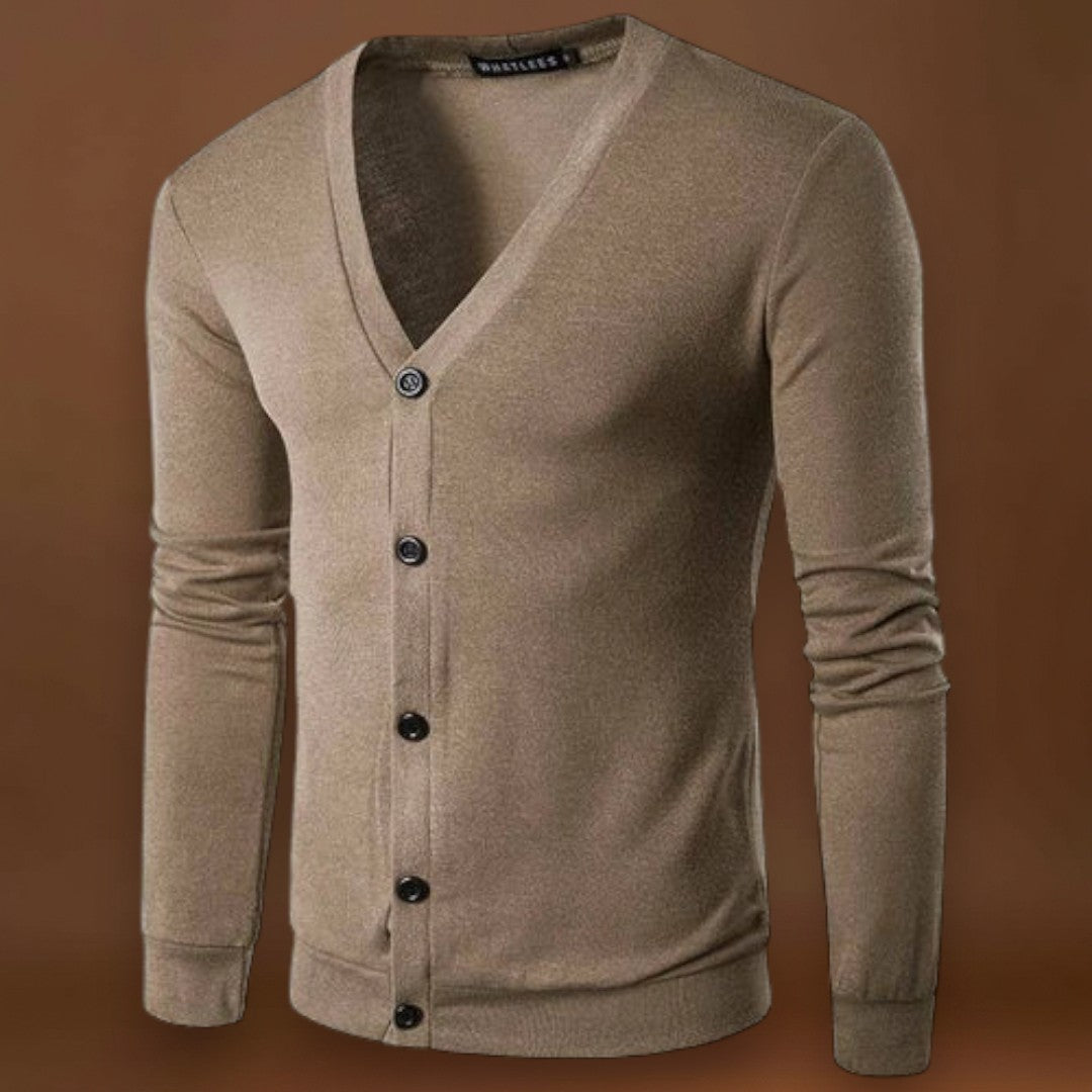 Francisco | Cardigan Frontal Aberto Mistura Poliéster