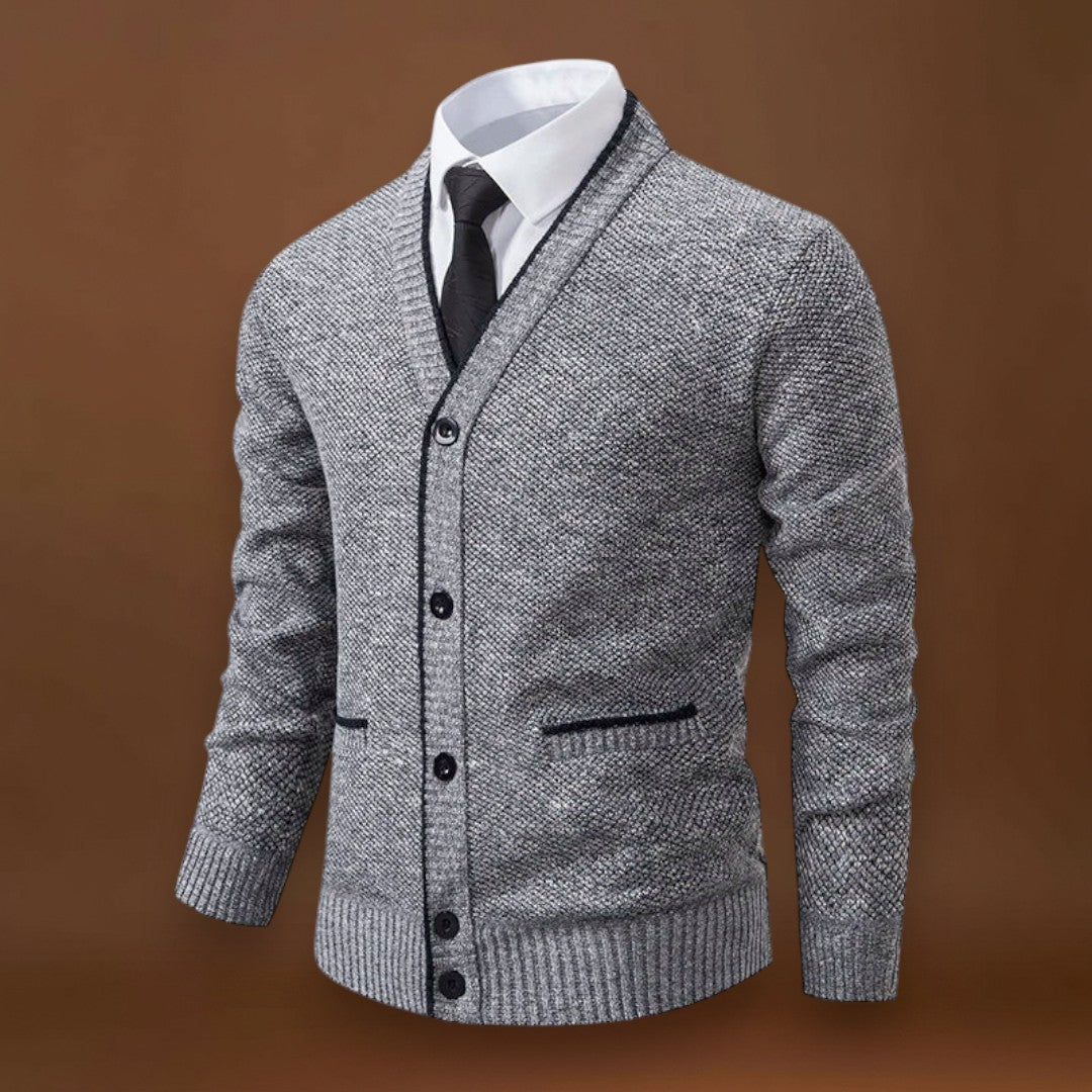 Gonçalo | Cardigan Completo Silhueta Inovadora Relaxada