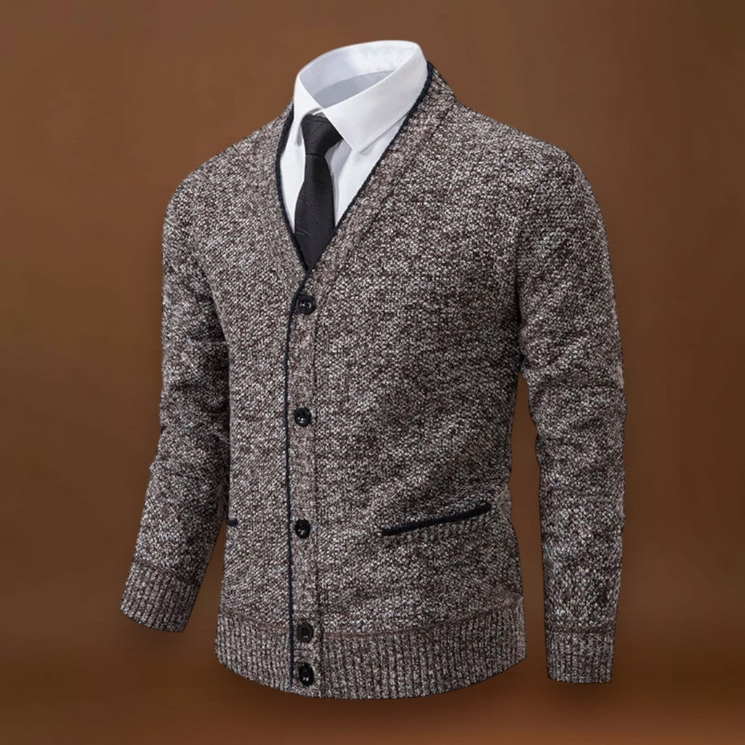 Gonçalo | Cardigan Completo Silhueta Inovadora Relaxada