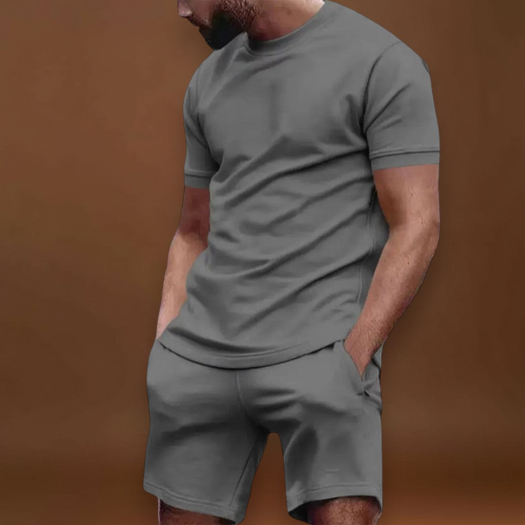 Conjunto Casual - T-shirt Oversized e Calças Largas para Uso Confortável