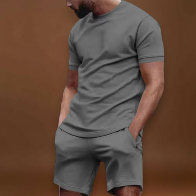 Conjunto Casual - T-shirt Oversized e Calças Largas para Uso Confortável