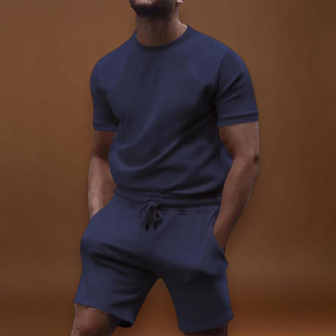 Conjunto Casual - T-shirt Oversized e Calças Largas para Uso Confortável