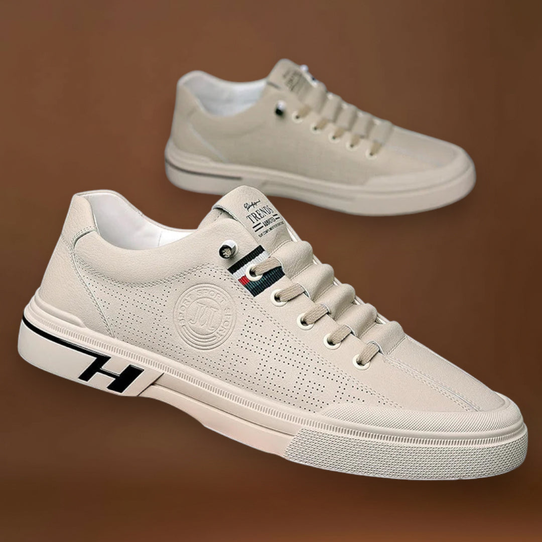 Sapatos Casuais - Baixa Silhueta com Atacadores e Suporte Almofadado