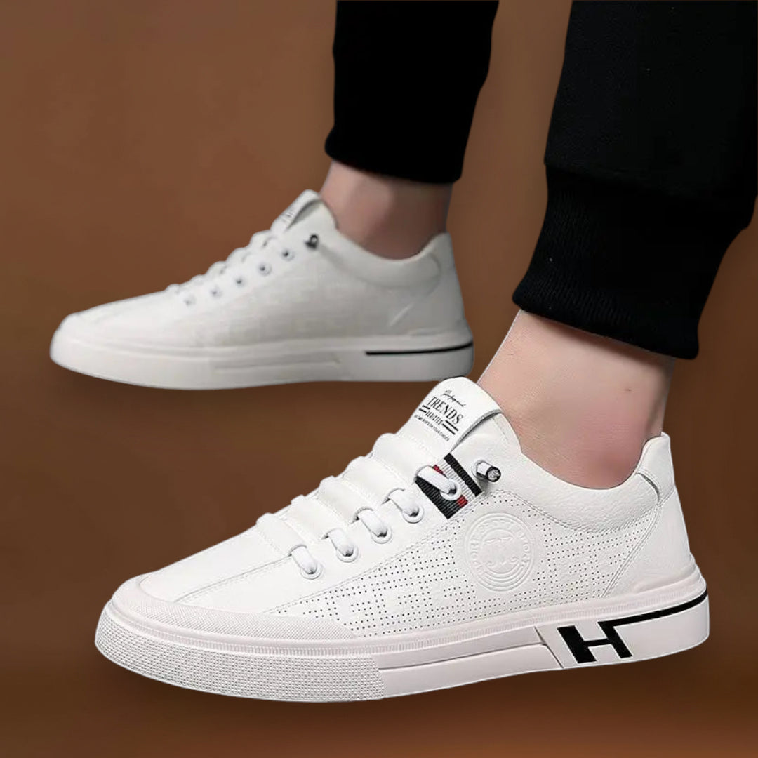 Sapatos Casuais - Baixa Silhueta com Atacadores e Suporte Almofadado