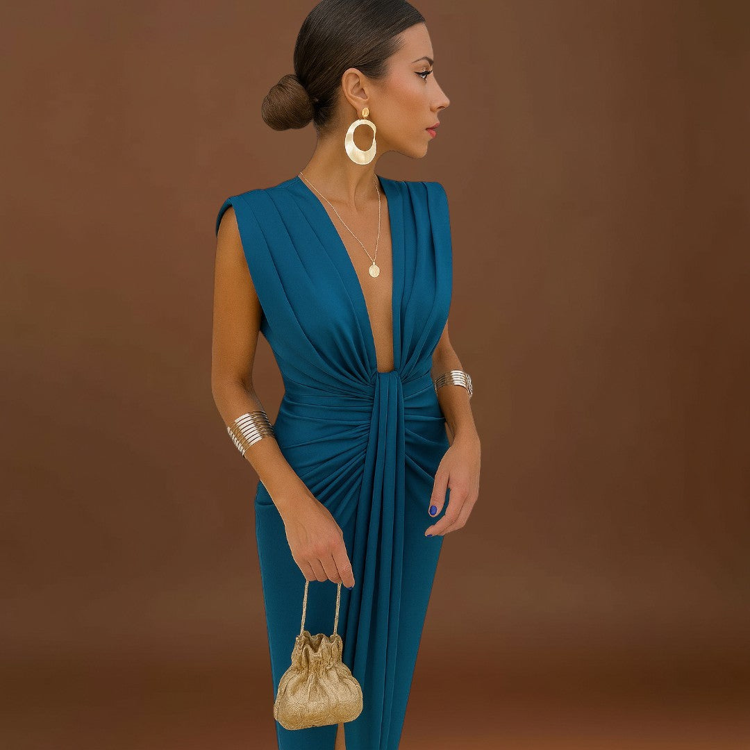 Júlia - Vestido de Decote Aberto