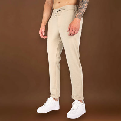 Calças Chino - Corte Clássico em Mistura de Stretch e Movimento Fácil