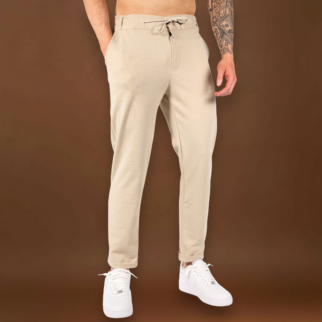 Calças Chino - Corte Clássico em Mistura de Stretch e Movimento Fácil