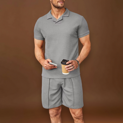 Conjunto Co-ord - Corte Relaxado & Mistura Suave e Respirável que se Move Facilmente